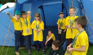 Our Cubboree Cubs having just checked-in