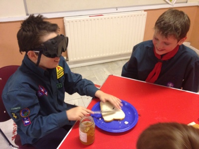 Blind Sandwich Making